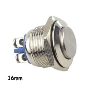 Interruttore Metallico Antivandalo NA 16mm